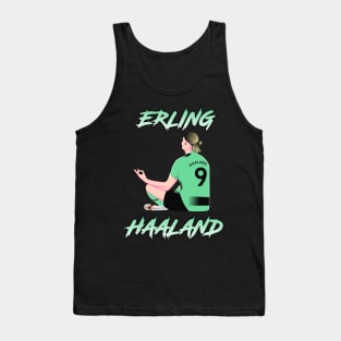 Haaland #9 Meditation/Zen Pose MC 22 Football Celebration Tank Top